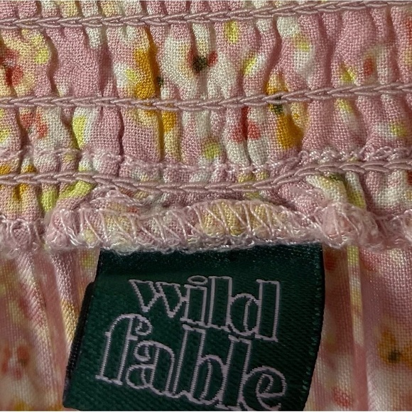 Wild Fable XS Ditsy Floral Ruffle Mini Skirt Boho Flowy Cottagecore - Picture 3 of 6